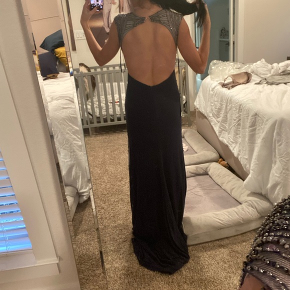 NEWBridesmaid/ MOH/ m of the bride beaded navy - Picture 6 of 8